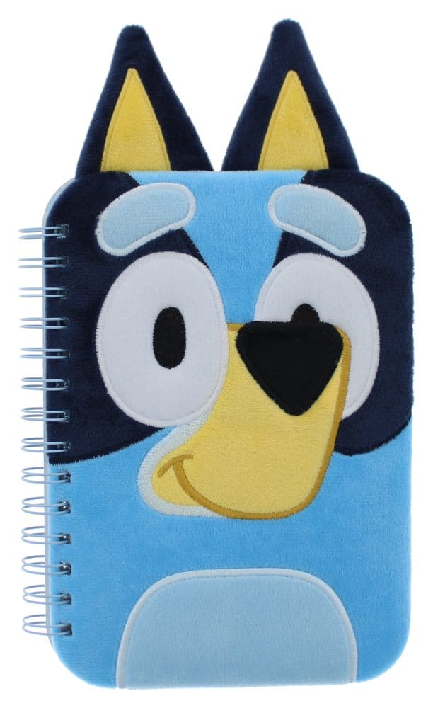 Bluey Plush Notebook Blue 5055918668380