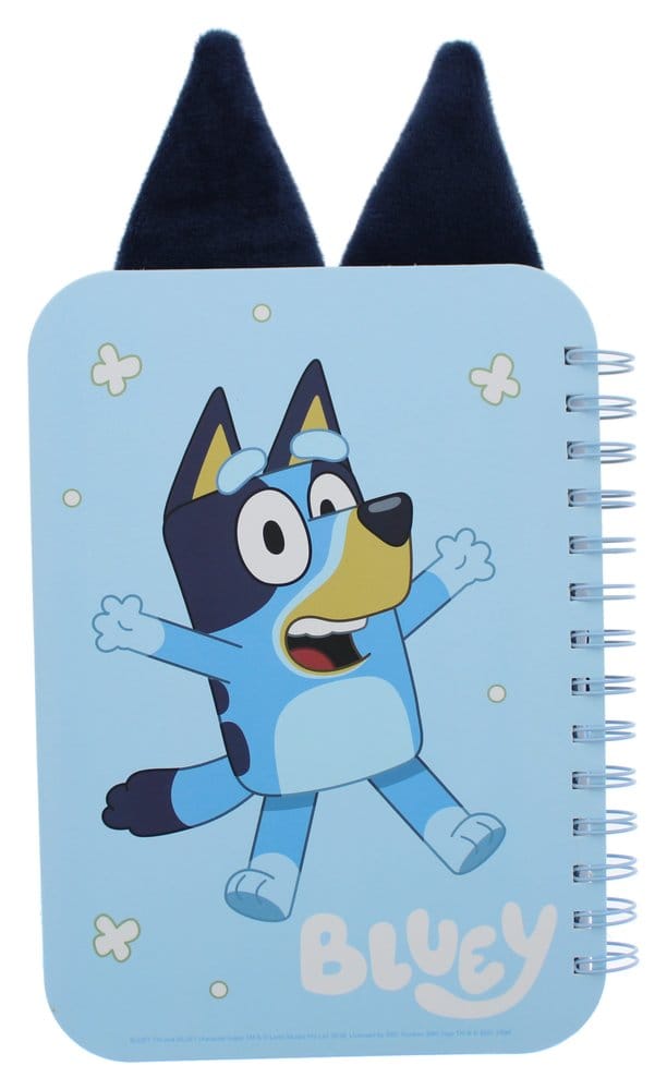 Bluey Plush Notebook Blue 5055918668380