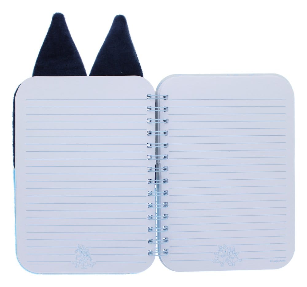 Bluey Plush Notebook Blue 5055918668380