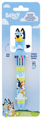 Bluey Multi Colour Pen Spinny 5055918668403