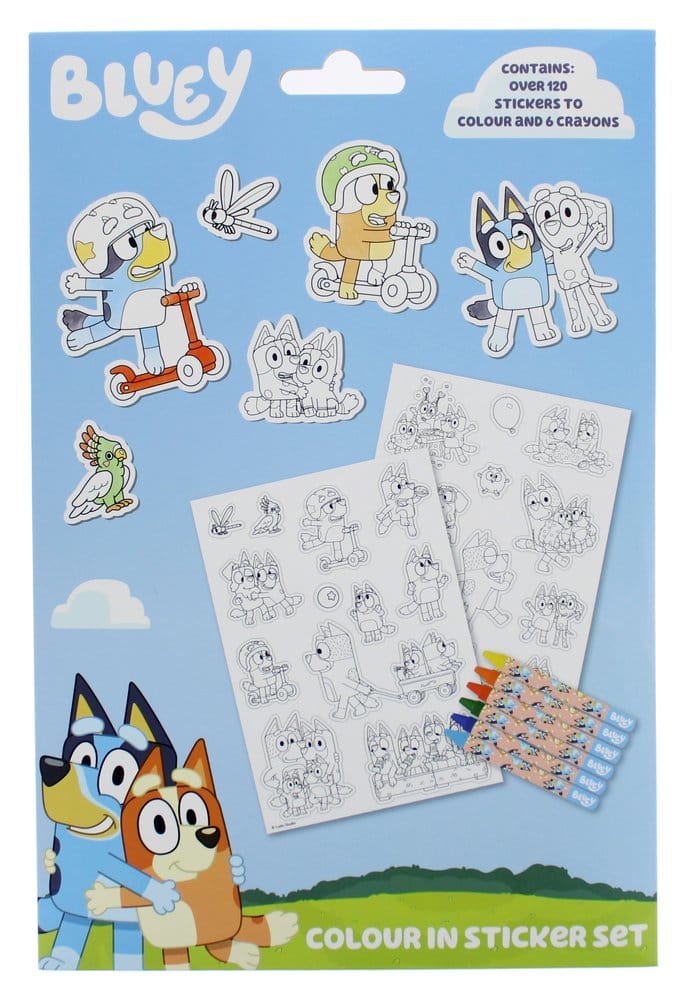 Bluey Sticker Colouring Set 5055918668458