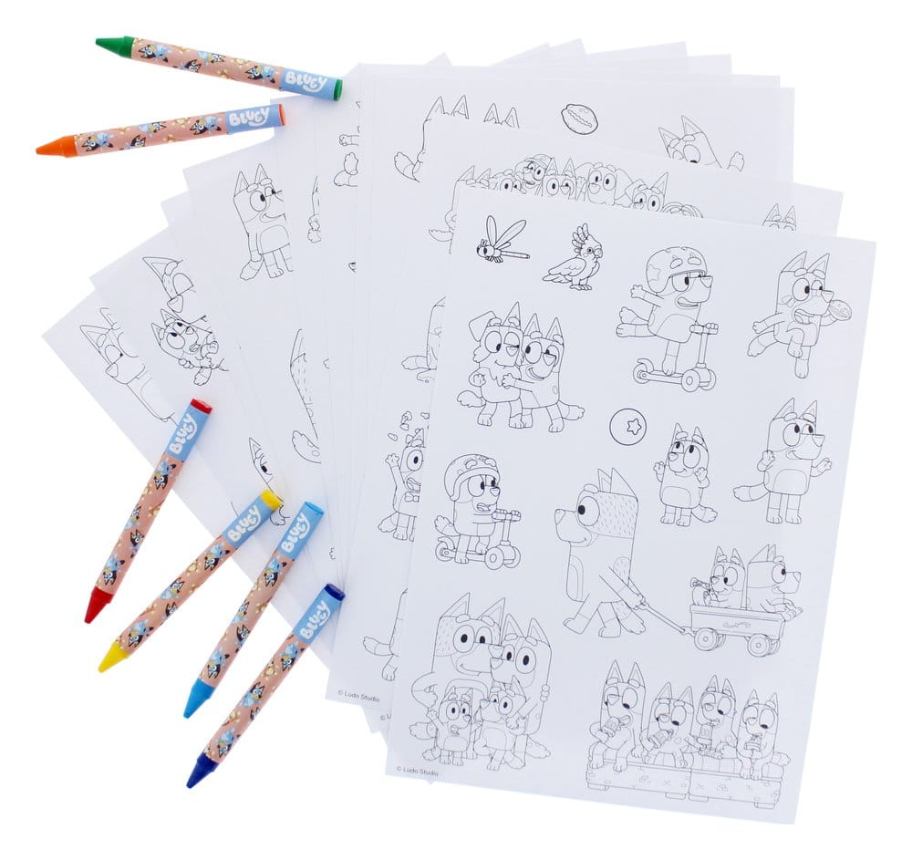 Bluey Sticker Colouring Set 5055918668458