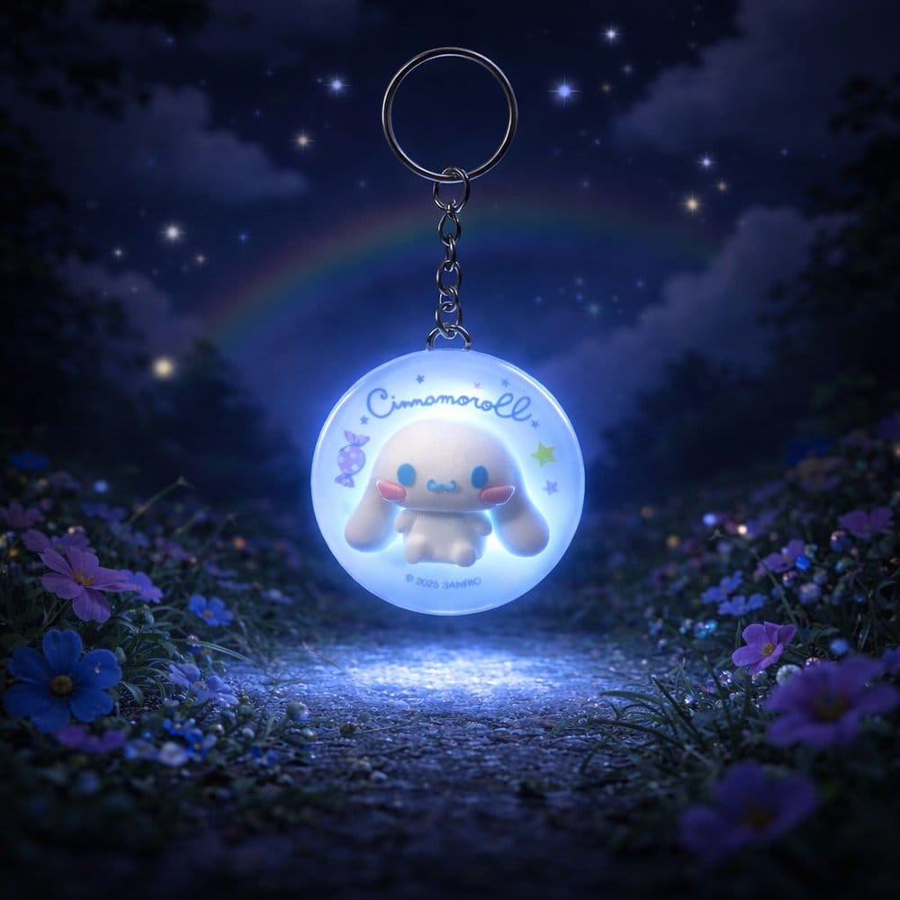 Sanrio Light-Up Keychain Cinnamoroll 5056563709329