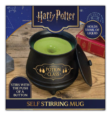 Harry Potter Mug Self-Stirring Cauldron with Lid Magical Locations 5056563705901