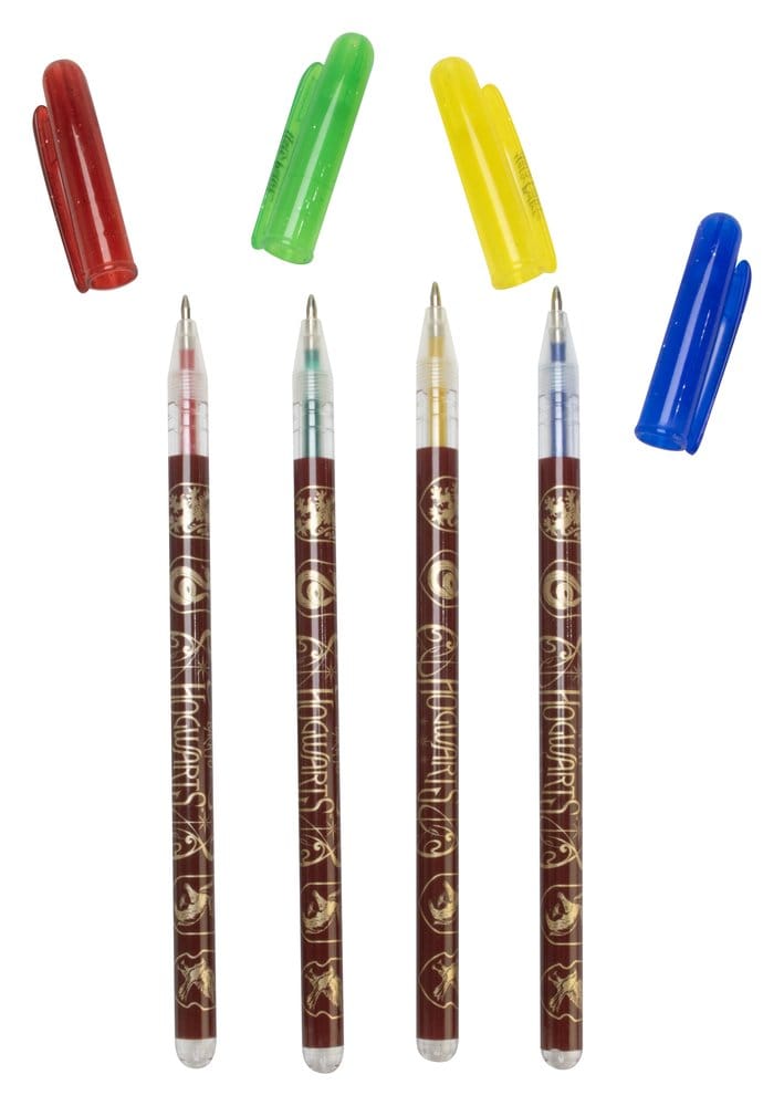 Harry Potter Gel Pens 4-Pack Magical Locations 5056563709459