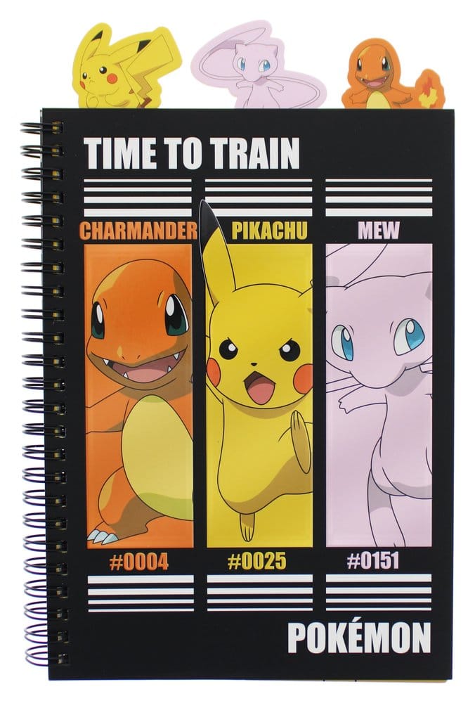 Pokémon Notebook A5 Project Book Time to Train 5055918667109
