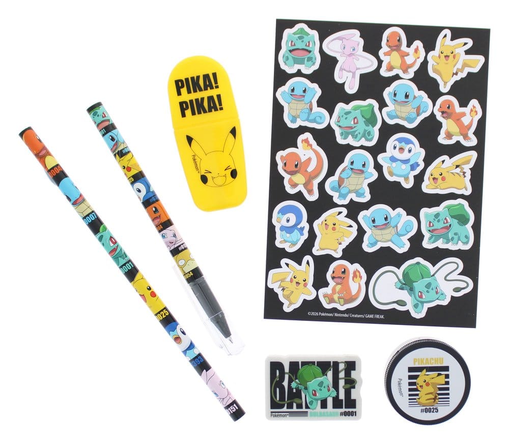 Pokémon Stationery Set 7-piece 5055918667147