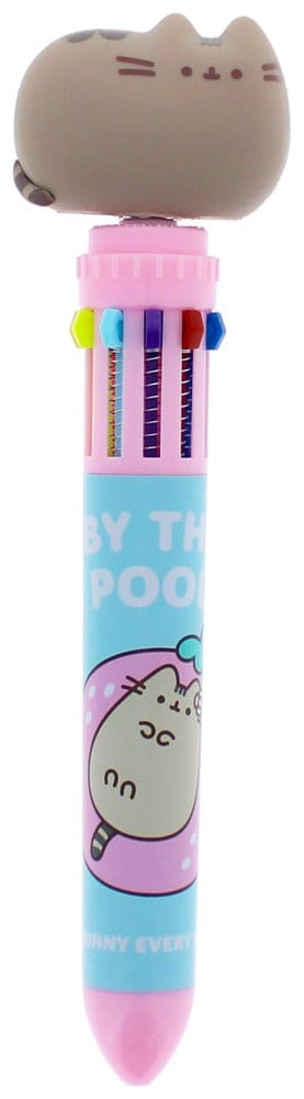 Pusheen Multi Colour Pen Spinny By The Pool Blue 5055918667697