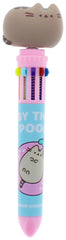 Pusheen Multi Colour Pen Spinny By The Pool Blue 5055918667697