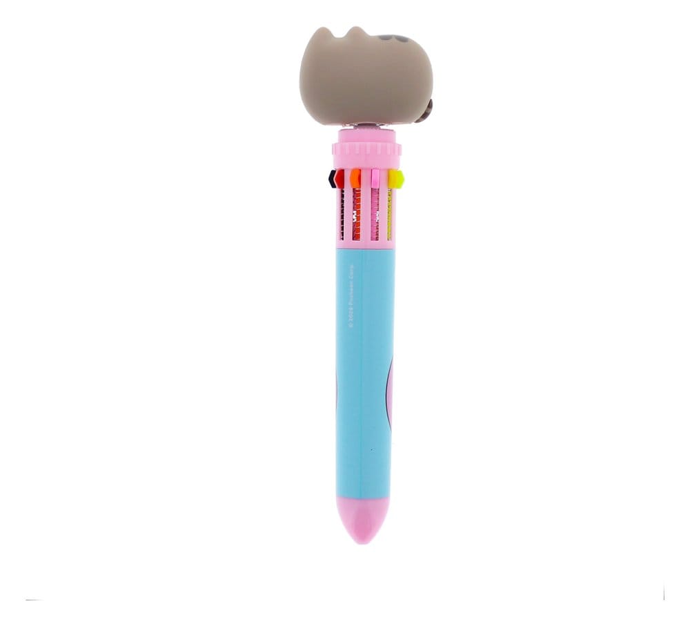 Pusheen Multi Colour Pen Spinny By The Pool Blue 5055918667697