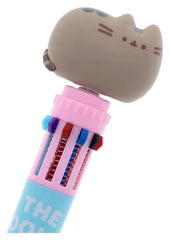 Pusheen Multi Colour Pen Spinny By The Pool Blue 5055918667697