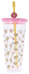Pusheen Tumbler with Straw 700 ml 5055918667789