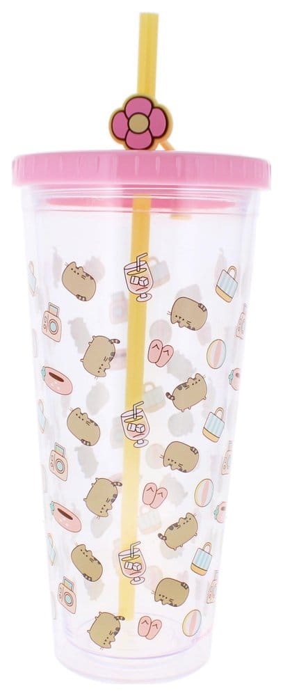 Pusheen Tumbler with Straw 700 ml 5055918667789