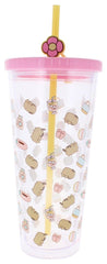 Pusheen Tumbler with Straw 700 ml 5055918667789