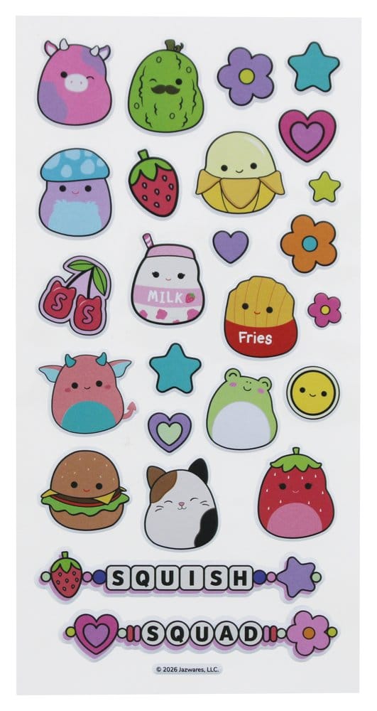 Squishmallows Sticker Set Super Puffy 5055918667277