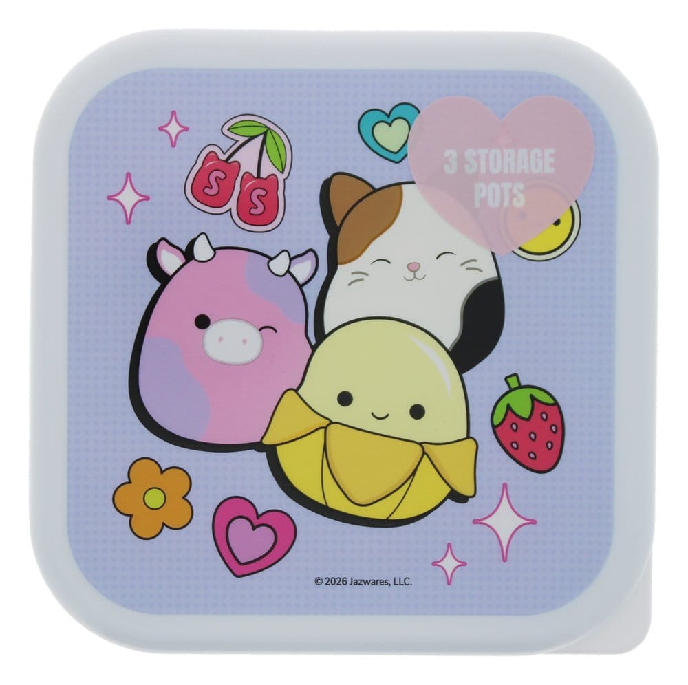 Squishmallows Snack Boxes 3-Pack 5055918667307