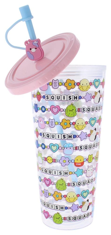 Squishmallows Tumbler with Straw Squish Squad 700 ml 5055918667345