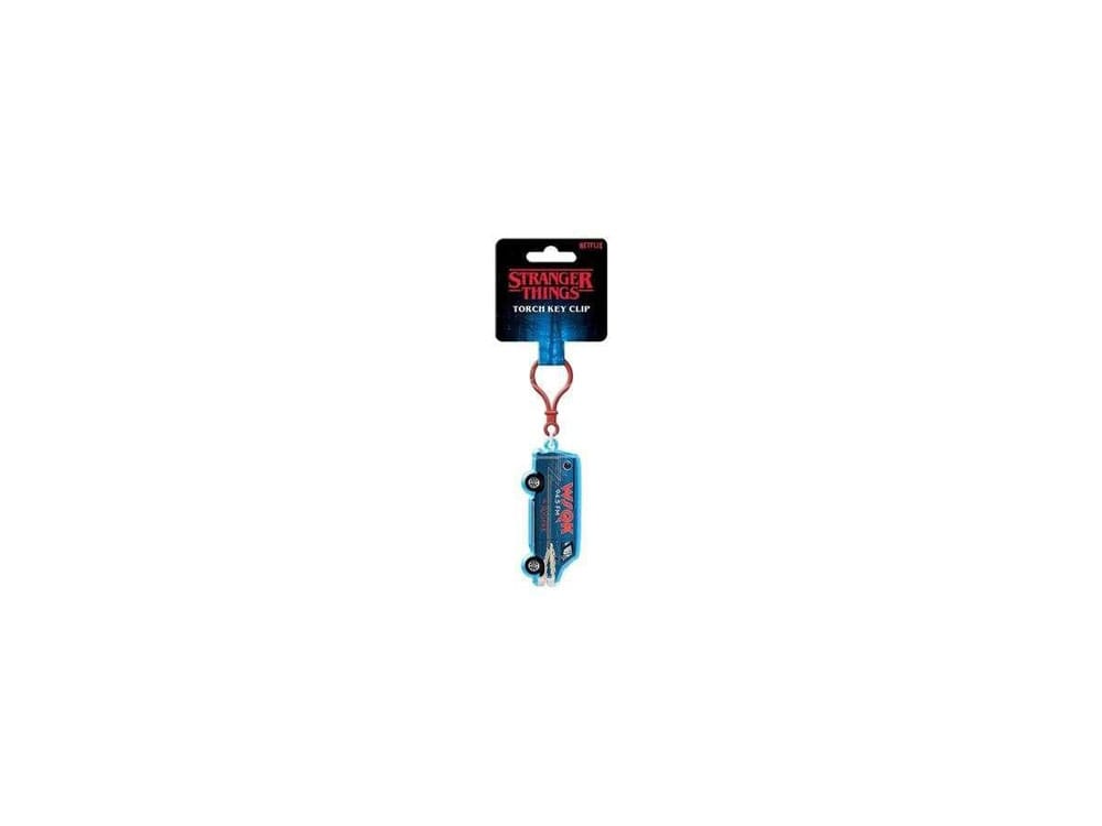 Stranger Things Torch Key Clip Keychain WSQK Van 5063457055424