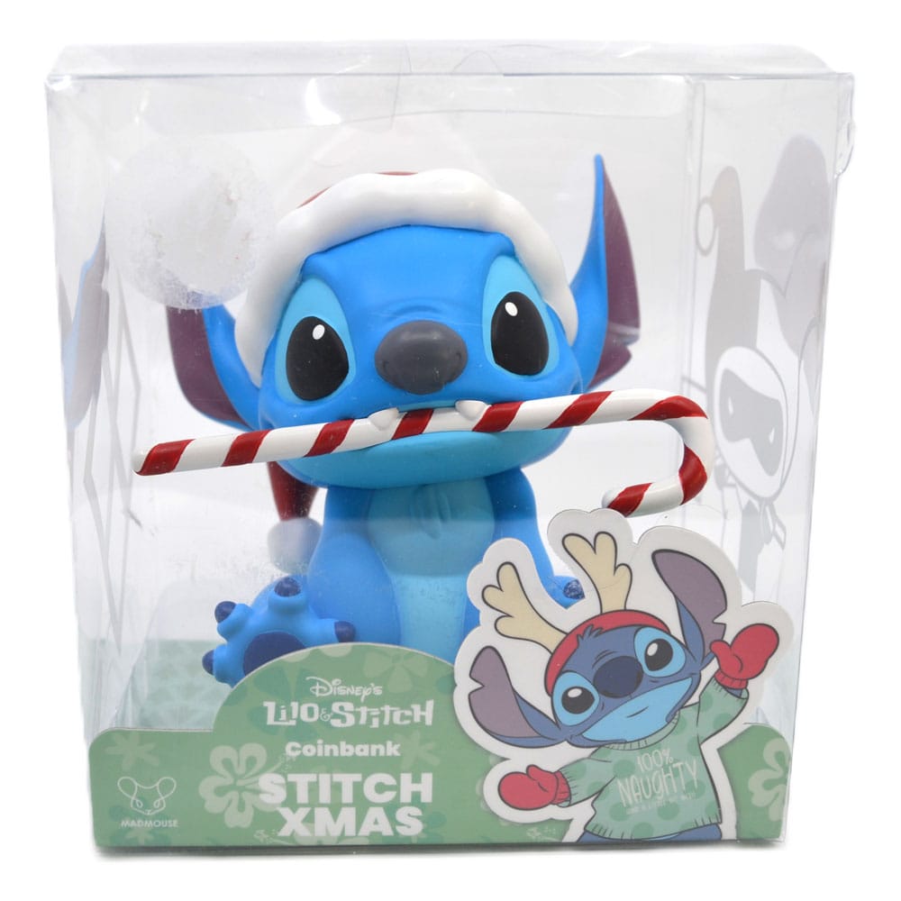 Lilo & Stitch Coin Bank Stich Christmas 15 cm 4897065713824