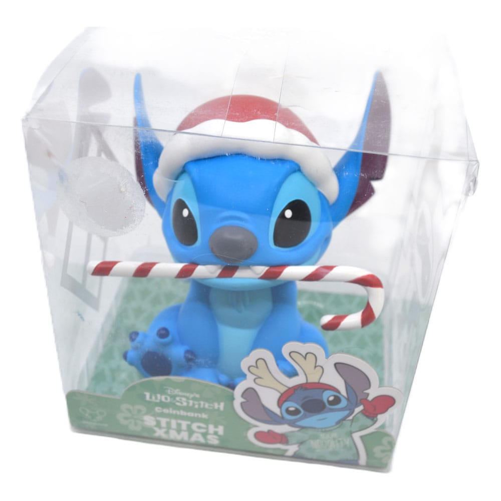 Lilo & Stitch Coin Bank Stich Christmas 15 cm 4897065713824