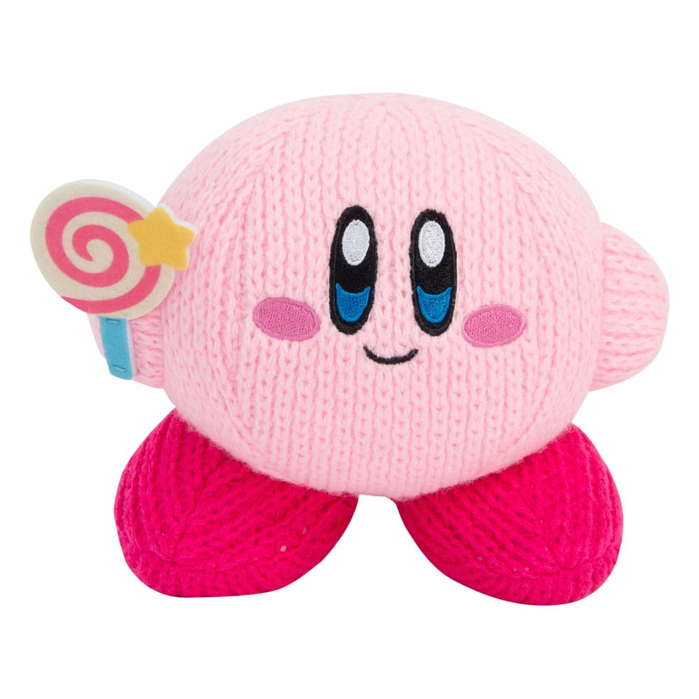 Kirby Nuiguru-Knit Plush Figure Kirby with Invincible Candy Wand 0053941126438