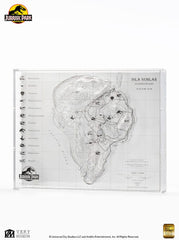 Jurassic Park Topographic Map Isla Nublar  84448418