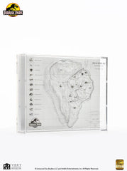 Jurassic Park Topographic Map Isla Nublar  84448418