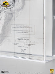 Jurassic Park Topographic Map Isla Nublar  84448418