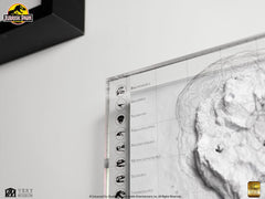 Jurassic Park Topographic Map Isla Nublar  84448418