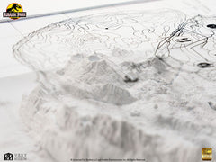 Jurassic Park Topographic Map Isla Nublar  84448418