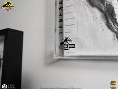 Jurassic Park Topographic Map Isla Nublar  84448418