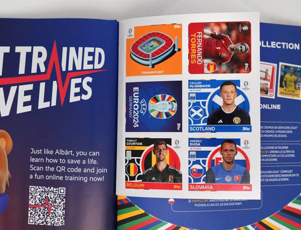 UEFA EURO 2024 Sticker Collection Album Hardcover 5053307070813