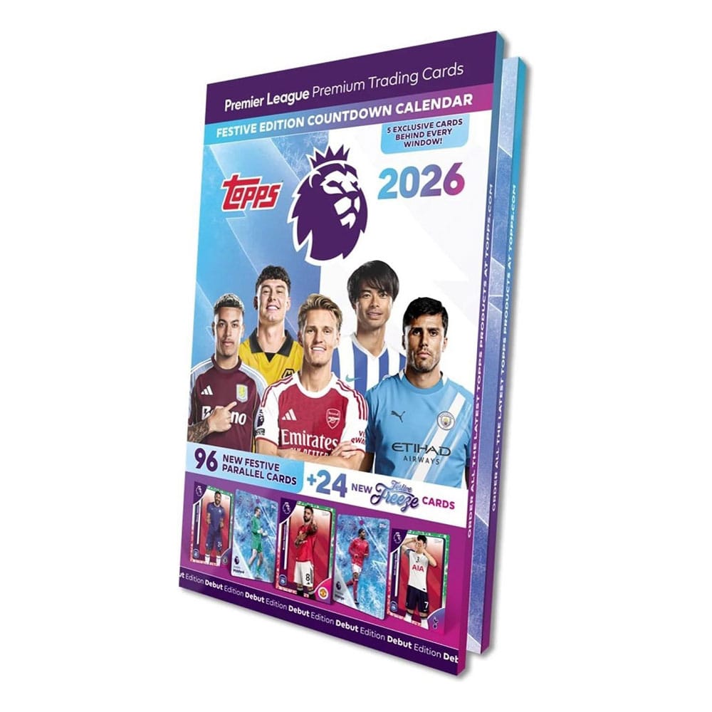 Premier League Trading Cards 2026 Countdown calendar  5053307076556