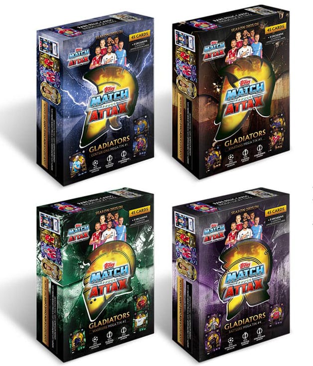 UEFA Champions League Match Attax Trading Cards 2025/26 Mega Tin *German Version* 5053307076969