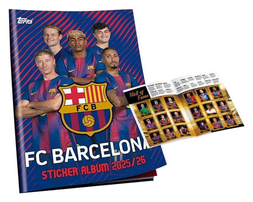 FC Barcelona 2025/26 Sticker Collection Album Set 5053307078710