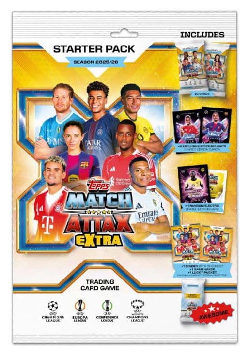 UEFA Champions League Match Attax Extra Trading Cards 2025/26 Starter Pack  5053307078765