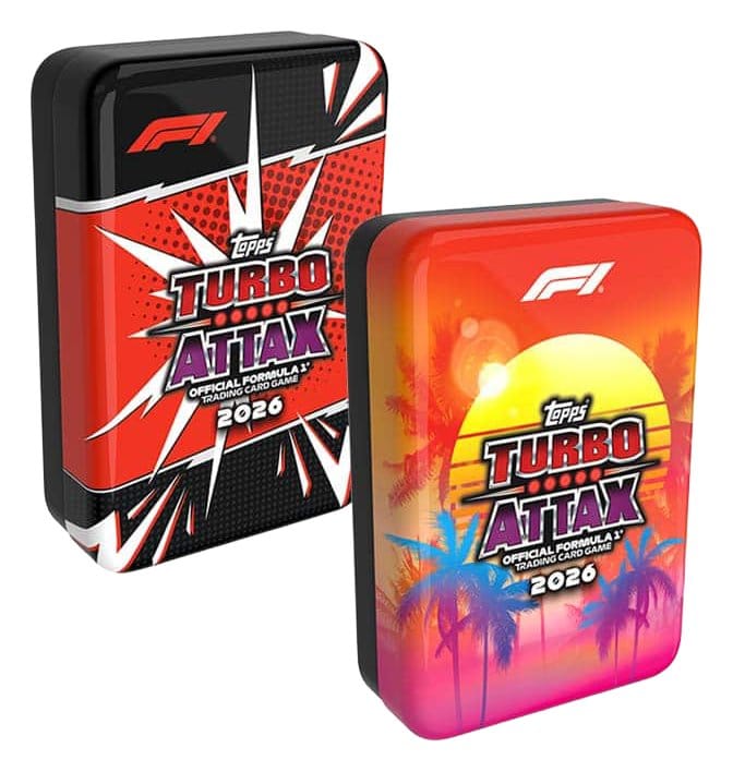 Formula 1 Turbo Attax 2026 Trading Cards Mega Tin 5053307084858