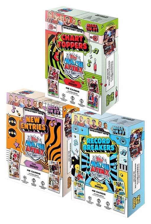 UEFA Club Competition Match Attax 2026/27 Trading Cards Greatest Hits Mega Tin 5053307087552