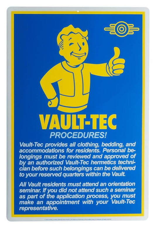 Fallout Metal Sign Procedures 0810116286379