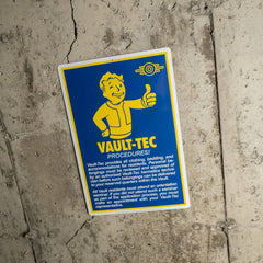 Fallout Metal Sign Procedures 0810116286379
