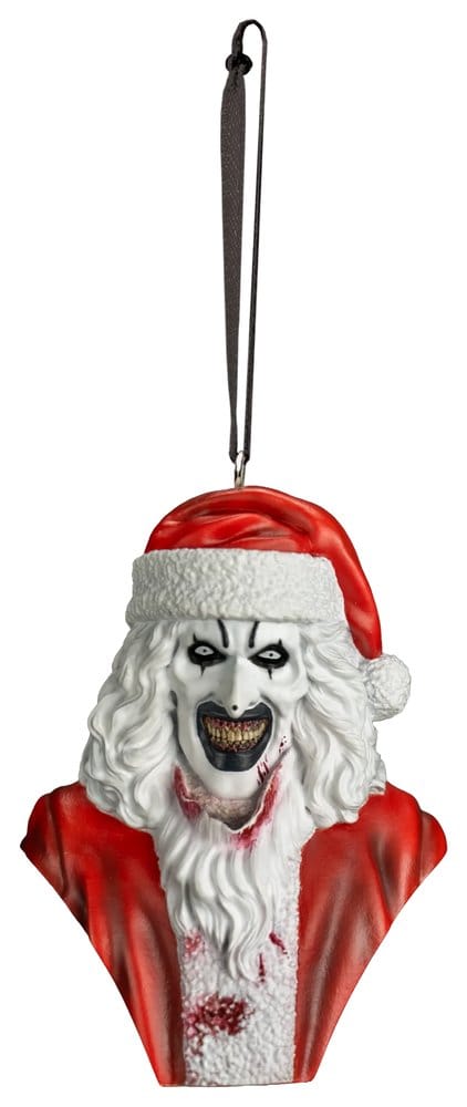 Terrifier 3 Hanging Tree Ornament Santa Art the Clown 0810116286607
