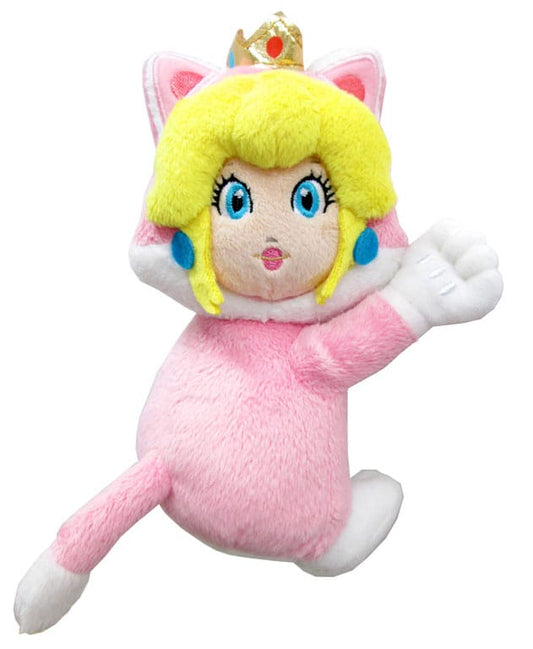 Super Mario Magnet Plush Figure Cat Peach 19 cm 3700789291930