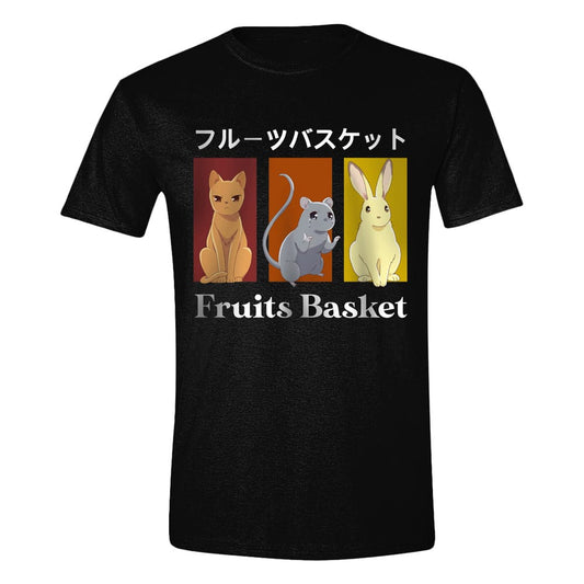 Fruits Baksket T-Shirt Cat Rabbit Cat Size S 5056318041834