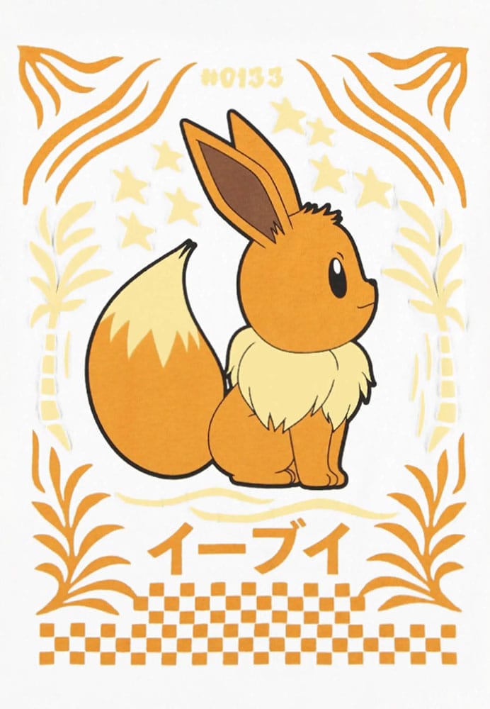Pokémon T-Shirt Evoli Größe MPokémon T-Shirt Eevee Size MPokémon T-Shirt Évoli (M)Pokémon Camiseta Eevee talla M 8718526427271