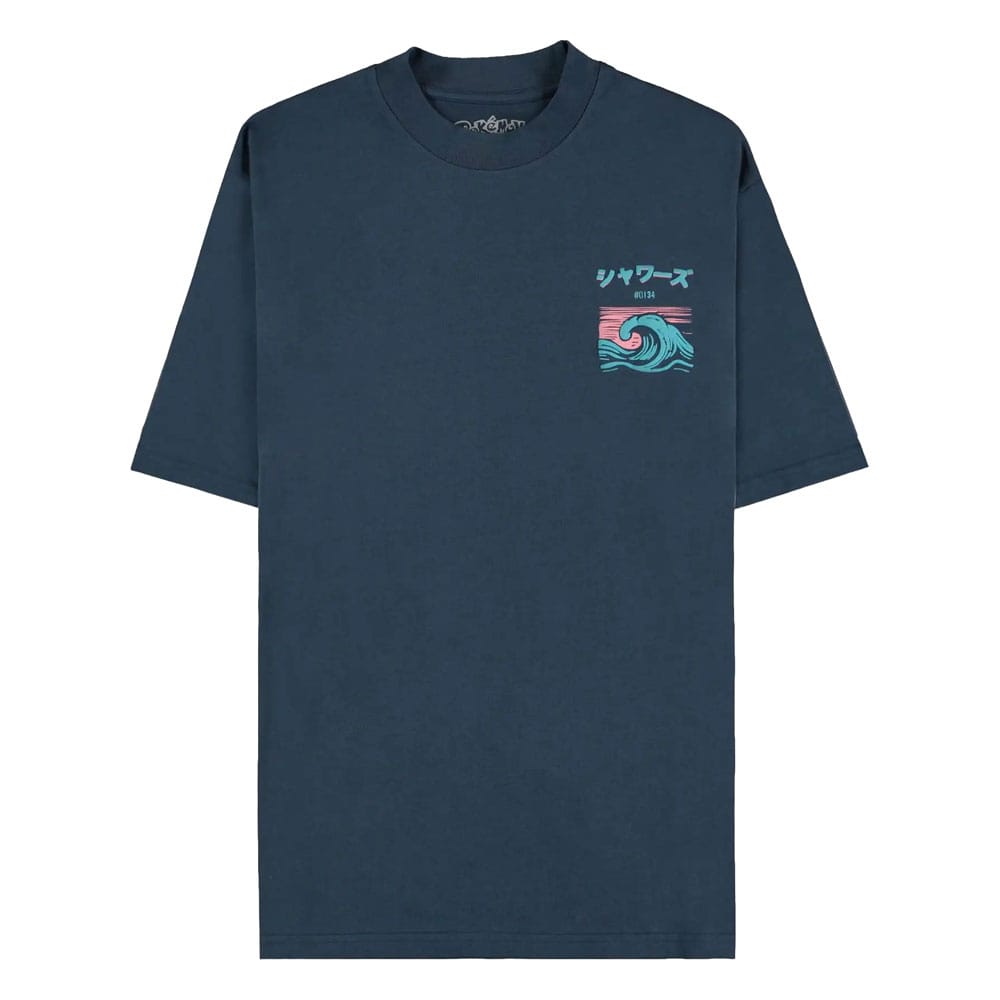 Pokémon T-Shirt Navy Vaporeon Size S 8718526427561