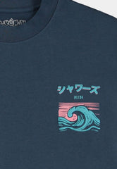 Pokémon T-Shirt Navy Vaporeon Size S 8718526427561