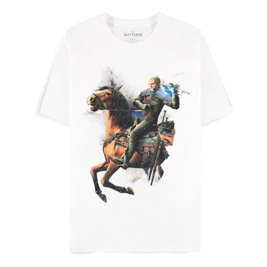 The Witcher T-Shirt Attack with Horse Size L 8718526180152