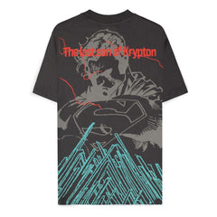 DC Comics T-Shirt Superman Dark Grey son of Krypton Size S 8718526412109