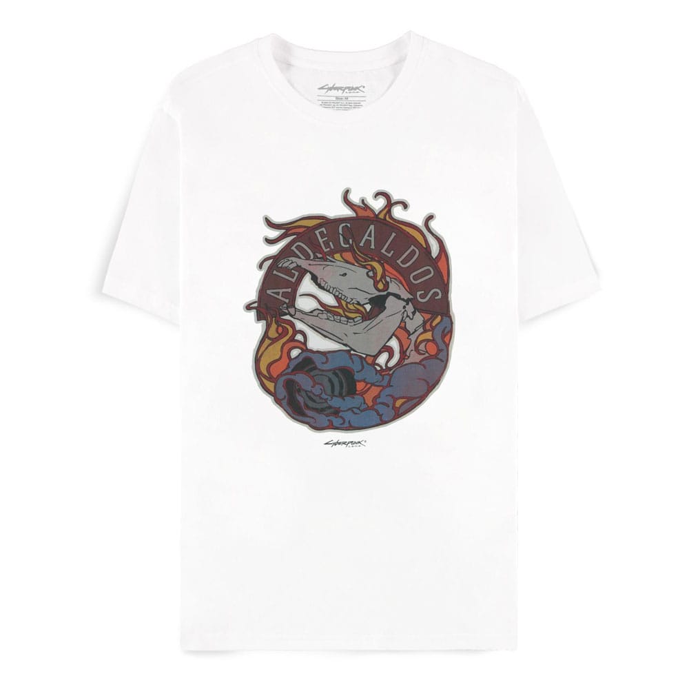 Cyberpunk 2077 T-Shirt Aldecaldos Horse skull Size S 8718526423525
