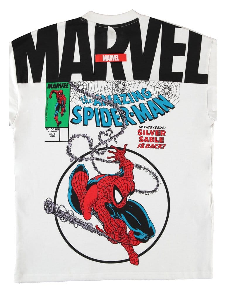 Marvel T-Shirt Spider Man Split Comic  Size S 8718526417296